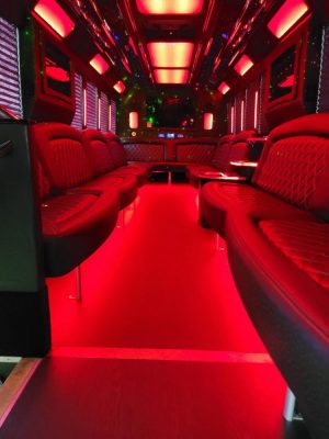Ford F 750 Party Bus Interior2