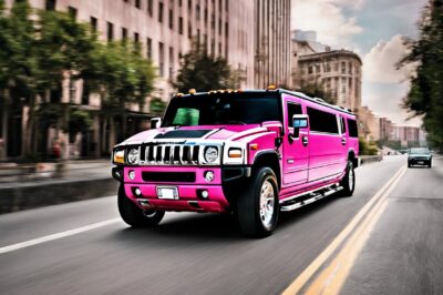 Hummer H2 Pink Limousine