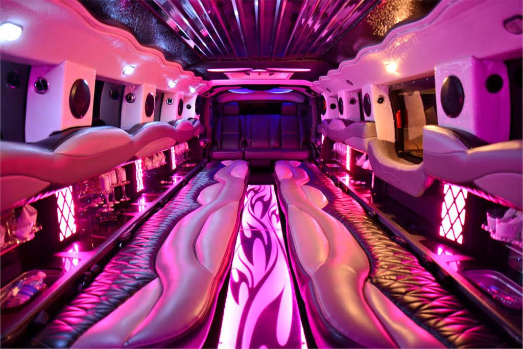 Escalade Limo White Interior